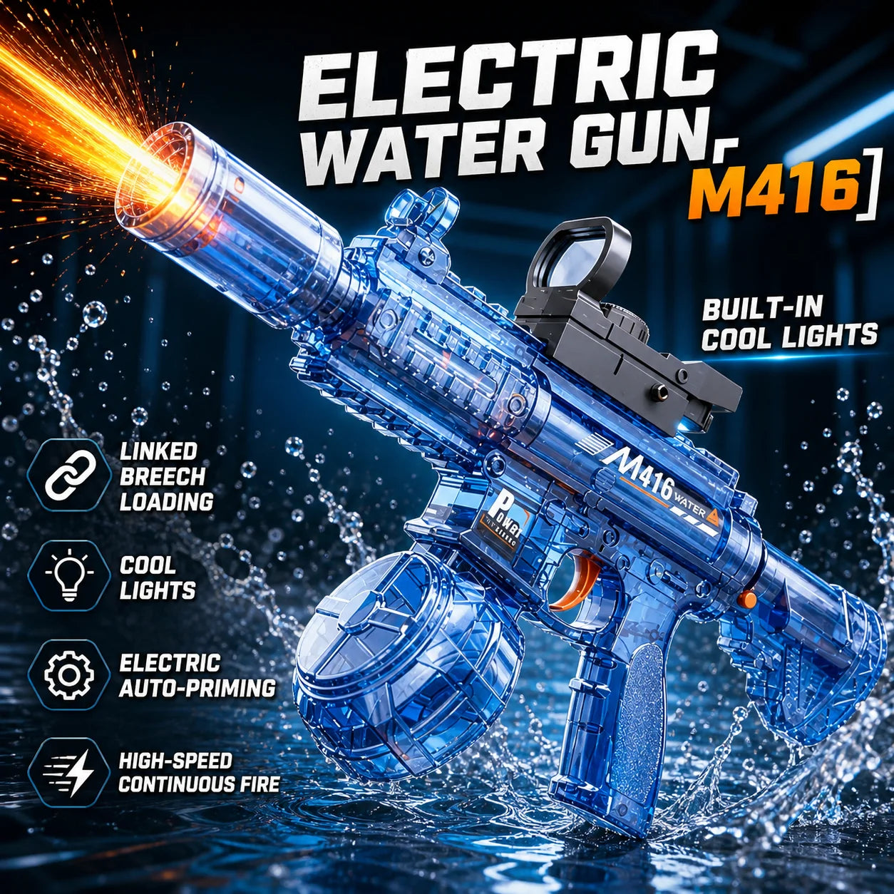 Hydroblast Phantom Tactical Water Blaster