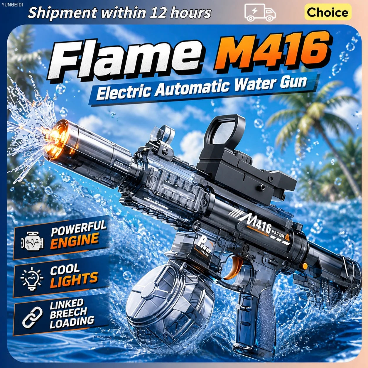 Hydroblast Phantom Tactical Water Blaster