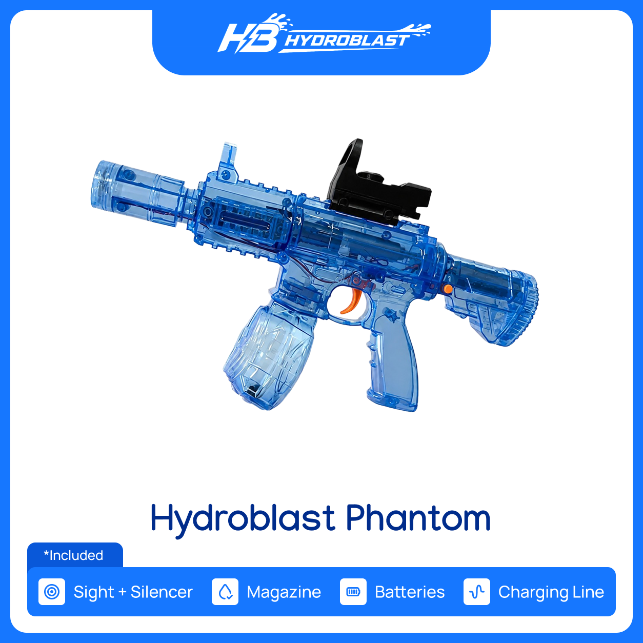 Hydroblast Phantom Tactical Water Blaster